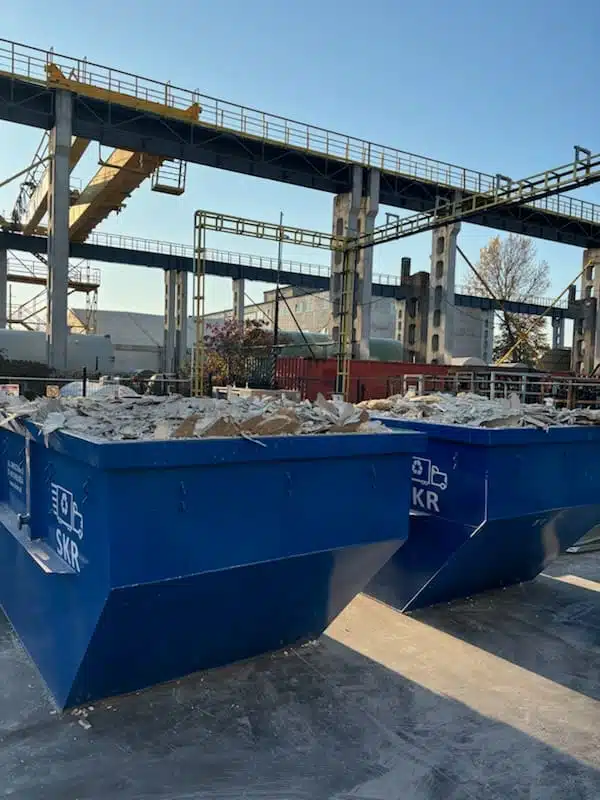 kontenery na odpady budowlane